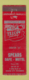 Matchbook Cover - Spears Cafe Motel Spring City TN