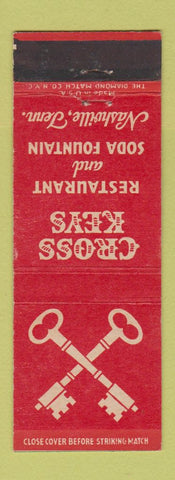 Matchbook Cover - Cross Keys Restaurant Atlanta GA Nashville TN