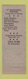 Matchbook Cover - YMCA Coffee Shop Erie PA ADVANCE