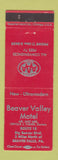 Matchbook Cover - Beaver Valley Motel Beaver Falls PA