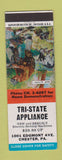 Matchbook Cover - Tri State Appliance Chester PA