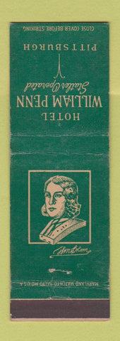 Matchbook Cover - Hotel William Penn Pittsburgh PA
