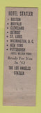 Matchbook Cover - Hotel William Penn Pittsburgh PA