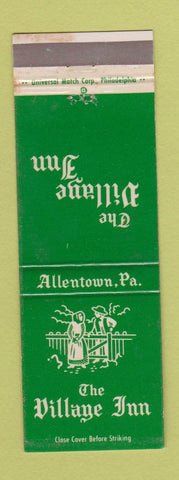 Matchbook Cover - The Village Inn Allentown PA