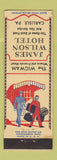 Matchbook Cover - James Wilson Hotel Carlisle PA