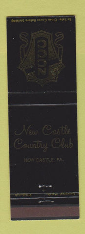 Matchbook Cover - New Castle Country Club PA