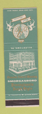 Matchbook Cover - Hotel Americus Allentown PA