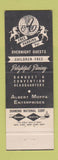 Matchbook Cover - Hotel Americus Allentown PA