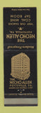 Matchbook Cover - The Necho Allen Hotel Pottsville PA