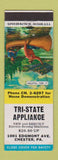 Matchbook Cover - Tri State Appliance Chester PA
