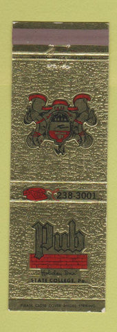Matchbook Cover - Pub State College PA Holiday Inn
