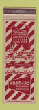 Matchbook Cover - Kramer's Restaurant Pittsburgh PA WEAR