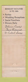 Matchbook Cover - Puppio's Restaurant Alpine Inn Springfield PA