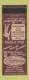 Matchbook Cover - Vergal Bourland Appliances Fort Worth TX