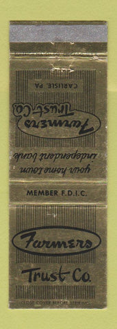 Matchbook Cover - Farmer Trust Carlisle PA