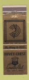 Matchbook Cover - River Crest Country Club Fort Worth TX