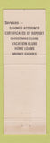 Matchbook Cover - Lock Haven Savings and Loan Williamsport PA
