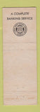 Matchbook Cover - Cement National Bank Northampton PA