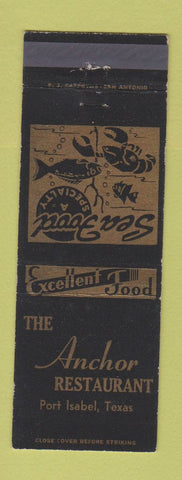Matchbook Cover - Anchor Restaurant Port Isabel TX