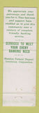 Matchbook Cover - First National Bank New Castle PA