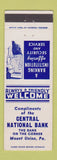 Matchbook Cover - Central National Bank Mount Union PA