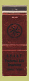Matchbook Cover - SPJST Fraternal Life Insurance Temple TX