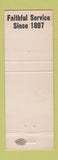 Matchbook Cover - SPJST Fraternal Life Insurance Temple TX