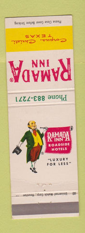 Matchbook Cover - Ramada Inn Corpus Christi TX