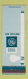 Matchbook Cover - General Electric Light Bulbs