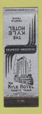 Matchbook Cover - Kyle Hotel Temple TX