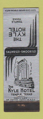 Matchbook Cover - Kyle Hotel Temple TX