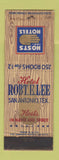 Matchbook Cover - Hotel Robert E Lee San Antonio TX