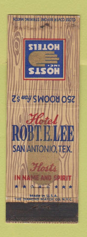 Matchbook Cover - Hotel Robert E Lee San Antonio TX