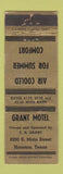 Matchbook Cover - Grant Motel Huston TX WORN