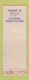 Matchbook Cover - First National Bank Brownsville PA WEAR