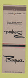 Matchbook Cover - Bergner's Department? Store Sterling Pekin Peoria IL