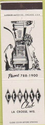 Matchbook Cover - Cerise La Crosse WI
