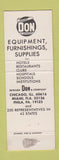 Matchbook Cover - Edward Don Chicago IL Miami FL Philadelphia PA