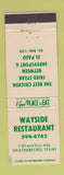 Matchbook Cover - Wayside Restaurant Weatherford TX WEAR