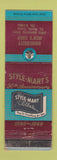 Matchbook Cover - Style Mart Men's Clothes Fort Worth TX 1949 WEAR