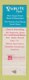 Matchbook Cover - Starlite Inn Abilene TX WORN
