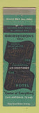 Matchbook Cover - Gunter Hotel San Antonio TX WEAR