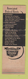 Matchbook Cover - Gunter Hotel San Antonio TX WEAR