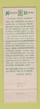 Matchbook Cover - Nueces Hotel Corpus Christi TX