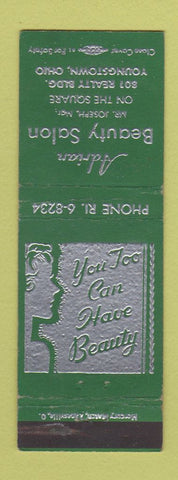 Matchbook Cover - Adrian Beauty Salon Youngstown OH