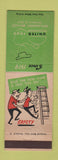 Matchbook Cover - United Foods Safety Cleveland OH Ladder