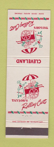 Matchbook Cover - Taylor's Rolling Cart Cleveland OH