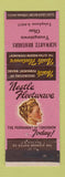 Matchbook Cover - Nestle Feetwave Salon Perm Youngstown OH girlie