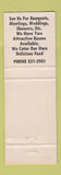 Matchbook Cover - Crown Room Restaurant Toledo OH