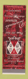 Matchbook Cover - Diamond's Restaurant Cleveland Heights OH